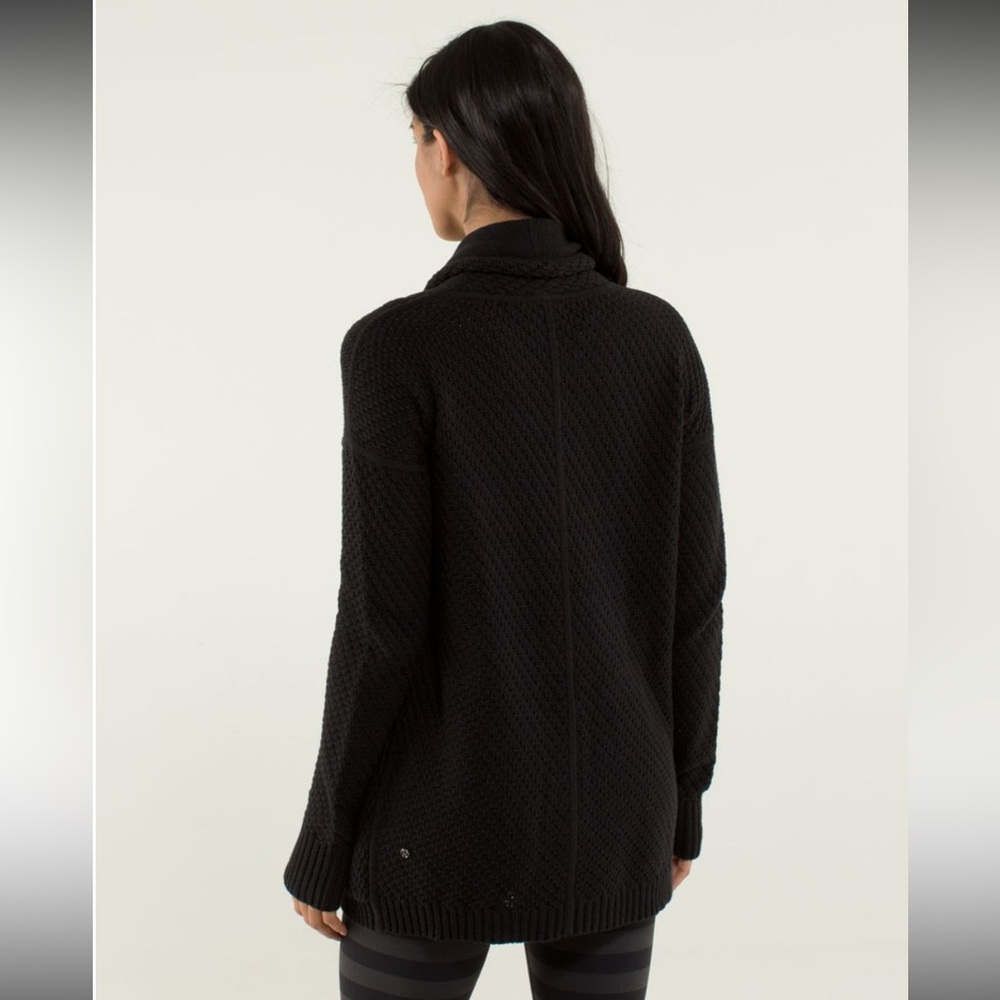 Lululemon Lululemon Post Practice Cardi Black - Picture 2 of 11